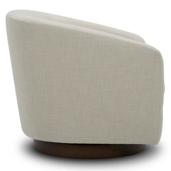 30f251c6b29d4ee889449b72abce5676 Upholstered Swivel Barrel Chair