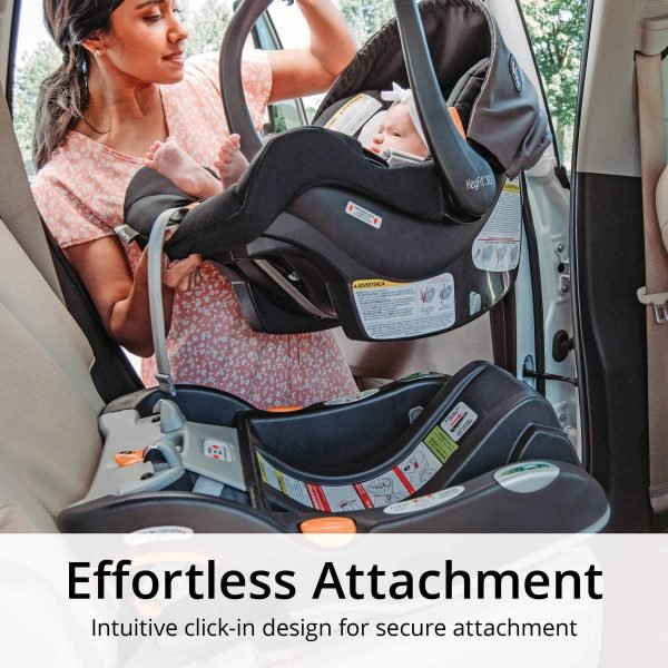 Chicco KeyFit 30 ClearTex Infant Car Seat and Base, Rear-Facing Seat for Infants 4-30 lbs, Includes Head and Body Support