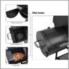 CC1830FG, Charcoal Grill with Offset Smoker with High Heat-Resistant BBQ Gloves