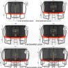 JUMPZYLLA Trampoline 8FT 10FT 12FT 14FT 15FT 16FT Trampoline with Enclosure – Recreational Trampolines with Ladder and AntiRust Coating, ASTM Approval Outdoor Trampoline for Kids