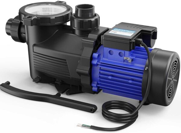 31b2b533407d4964aa71d988e1b77dcd AQUASTRONG In/Above Ground Pool Pump, High Flow (with Timer, 2HP, 8917 GPH, 220V)