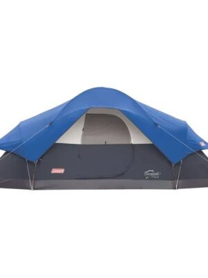 Red Canyon 8 Person 17 x 10 Foot Outdoor Large Family Camping Tent, Blue