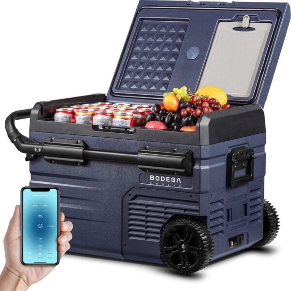 31d3e468cb8c4f5883e1687dfdc85e30 12 Volt 37 Qt. Portable Car Refrigerator, Car Freezer for Outdoor, Camping, Travel, RV,APP Control