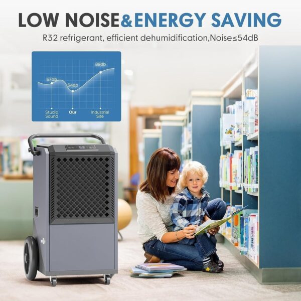 323535d5aba04fa29139ea5d497e9591 305 Pint Commercial Dehumidifier – 38 Gallon/Day Capacity for Industrial Use
