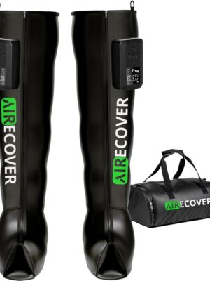 Air Compression Recovery System, Cordless Leg Massager for Circulation, Rechargeable Recovery Boots for Improved Circulation & Lymphatic Drainage