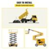 12 qt. 12-Volt 3200 PSI Hydraulic Power Pump Electric Dump Trailer Pump with Steel Reservoir for Car Lift 12LDZYCZYYBTX0001V0