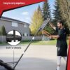 Kids Basketball Hoop Outdoor 3.2-7.2ft Adjustable, Portable Basketball Hoop & Goals for Kids/Teens/Youth in Pool/Backyard/Driveway/Indoor, 29 Inch Shatterproof Backboard and Enlarged Base