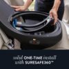Revolve360 Extend Convertible Car Seat with 360 Degree Rotation, Extended Rear-Facing, Forward-Facing, Booster Mode, and Secure Latch Install, Revere Gray
