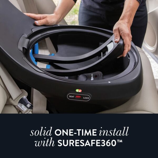 Revolve360 Extend Convertible Car Seat with 360 Degree Rotation, Extended Rear-Facing, Forward-Facing, Booster Mode, and Secure Latch Install, Revere Gray