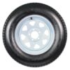 2-Pack Trailer Tire On Rim ST205/75D15 205/75 D 15 in. LRC 5 Hole White Spoke