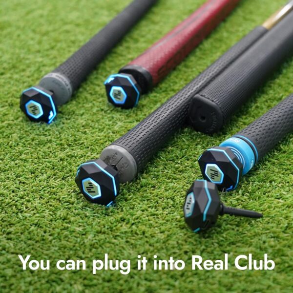 Home Golf Game Simulator: Enjoy Interactive Golf with Motion Sensor & Swing Stick for Indoor & Outdoor Fun – 38,000+ Courses Worldwide, Compatible with Android, iOS, App & E6 Connect