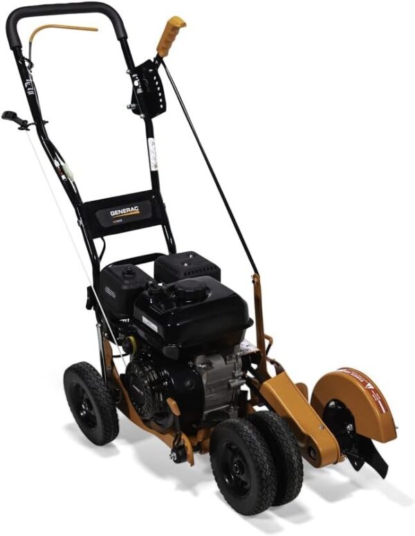340d7b54d3e64cc3acfe5349974ccde6 High-Powered 163cc Engine, Start With Ease – Precision Bevel Cutting, Easy Curb Hopping, 6-Depth Adjustments, 4-Wheel Control for Edging with Ease-Generac