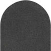 Black Oval Rug