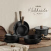 CAROTE 16pcs Pots and Pans Set Non Stick, Nonstick Kitchen Cookware Sets, Black