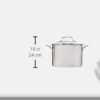 11-Piece Cookware Set, Chef’s Classic Stainless Steel Collection 77-11G