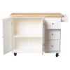 Hardy Solid Wood Kitchen Cart