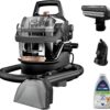 Green HydroSteam Multi-Purpose Portable Carpet and Upholstery Cleaner, Car and Auto Detailer, 3618, Black and Copper Harbor