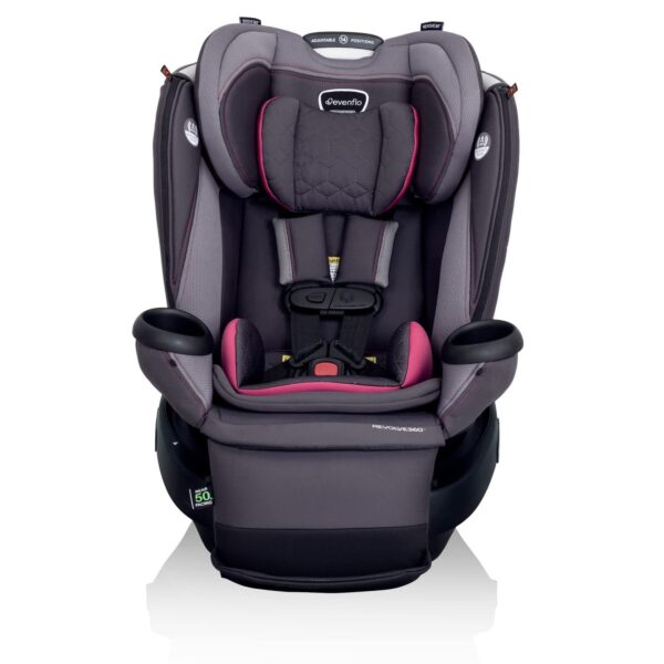 Revolve360 Extend Convertible Car Seat with 360 Degree Rotation, Extended Rear-Facing, Forward-Facing, Booster Mode, and Secure Latch Install, Revere Gray