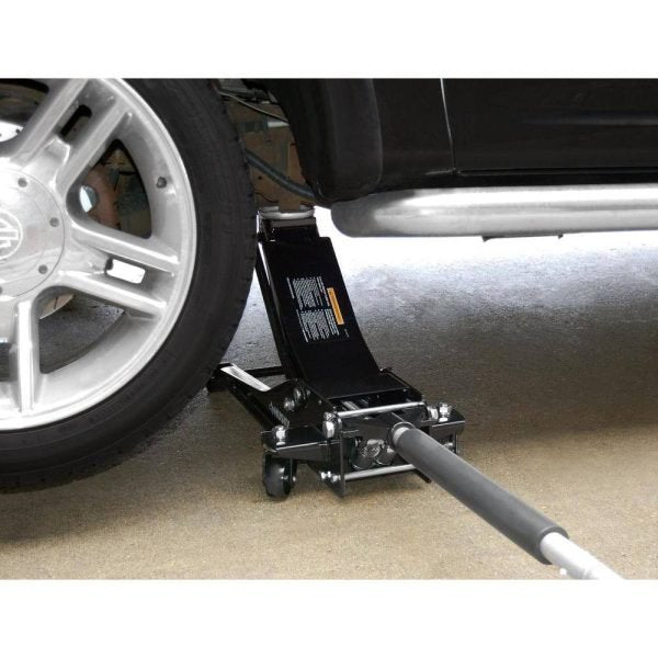 35d605de7988469f89d6dfa2f8f3d8b4 Husky HD0012065014-BD 3-Ton Low Profile Floor Jack with Quick Lift with 14 in. 13 Pocket Rolling Tool Bag