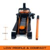 2 Ton (4000 lbs) Floor Jack – Car Hydraulic Trolley Lift