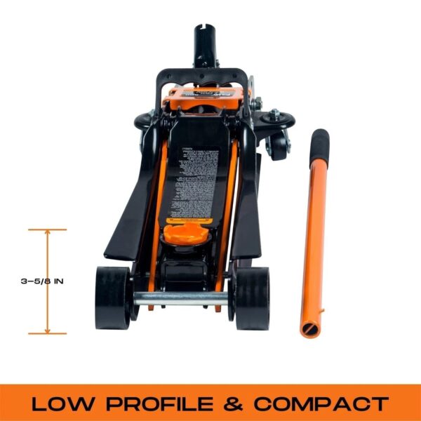 2 Ton (4000 lbs) Floor Jack – Car Hydraulic Trolley Lift