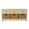 Drawers Storage Bench