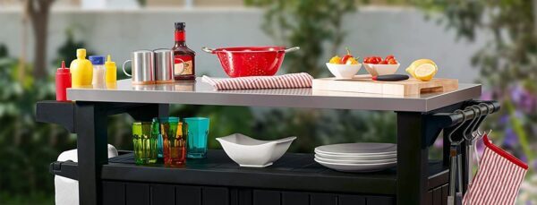 Portable Outdoor Table and Storage
