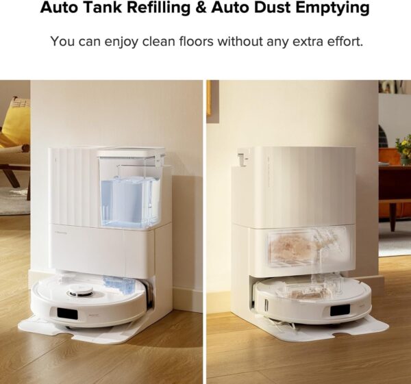 378ebed4ff3c4b07a57ff03d46b49a98 Qrevo Pro Robot Vacuum and Mop with FlexiArm Design Edge Mopping, Dynamic Hot Water Mop Washing and Auto Mop Drying, Intelligent Dirt Detection, 7,000 Pa Suction, Ideal for Carpets