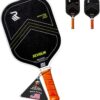 PRO Pickleball Paddles l Pure or Reach l Made with Volcanic Rock l Spin + Power+ Control l USA Tournament Approved l Premium Pickleball Paddle Made in USA l LavaFLXTM Face l 16mm Honeycomb Core