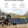 Portable Power Station DELTA 2 Max, 2400W LFP Solar Generator, Full Charge in 1 Hr, 2048Wh Solar Powered Generator for Home Backup(Solar Panel Optional)