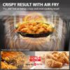 Air Fryer Combo 8-in-1 Countertop Microwave Oven, with Convection, Broil, Odor Removal Mode, 12.4′′ Position Memory Turntable, Child-Lock, 1.0 Cu.ft, Black Stainless Steel, ML2-EC10SA(BS)