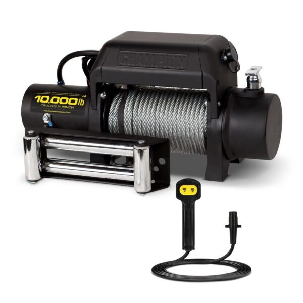 386c5c9052064f93b2192e83ae2cbec0 10,000-lb. Truck/SUV Winch Kit with Remote Control