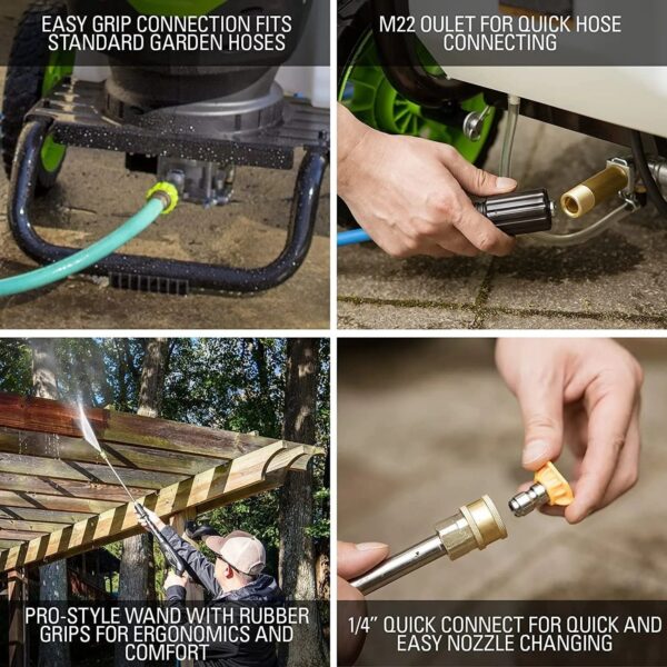 389498ed5bac4b129c644490177610e6 2300-PSI 14 Amp 2.3-GPM Brushless Pressure Washer