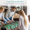 12-in-1 Game Table – 48′′ Combo Game Table, Ping Pong Table, Foosball Table, Air Hockey Table, Pool Table – Sports Arcade Games with Accessories – Ideal for Game Rooms and Family Game Nights!