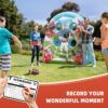 6Ft Football Target Toss Game – Inflatable Football Throwing Target Toy for Kids – Carnival Party Games