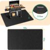 90×52 Inch Under Grill Mat for Outdoor Grill, Fireproof & Waterproof
