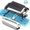 Betta SE Solar Powered Automatic Robotic Pool Surface Skimmer Cleaner with 30-Hour Continuous Cleaning Battery Power and Re-Engineered Twin Salt Chlorine Tolerant Motors (Blue)