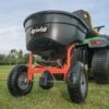 Agri-Fab 45-0604 18′′ x 48′′ Tow Behind Poly Lawn Roller 550 lbs Weight with Water, Poly Drum and Steel Frame, with Plug. Designed for Lawn and Garden Tractors