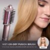 Shark FlexFusion Straight Air + Ceramic Styling Drying System with Scalp Shield Mode Cosmic Blush