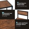 Dining Table With Two Dining Chairs Set