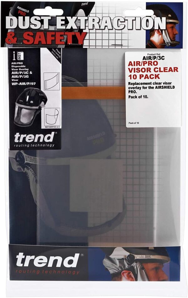 AIR/PRO Respirator and Face Shield Protection, Black, 230V