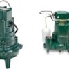 Waste-Mate 267-0001 Sewage Pump, 1/2 HP Automatic – Heavy-Duty Submersible Sewage, Effluent or Dewatering Pump