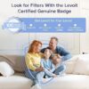 Air Purifiers for Home Large Room Up to 1800 Ft2 in 1 Hr with Washable Pre-Filter, Air Quality Monitor, Smart WiFi, HEPA Sleep Mode for Allergies, Pet Hair in Bedroom, Vital 200S-P, White