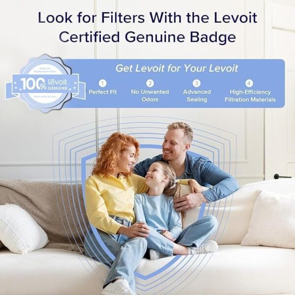 Air Purifiers for Home Large Room Up to 1800 Ft2 in 1 Hr with Washable Pre-Filter, Air Quality Monitor, Smart WiFi, HEPA Sleep Mode for Allergies, Pet Hair in Bedroom, Vital 200S-P, White