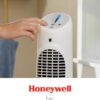 Honeywell HYF260 Quiet Set Whole Room Tower Fan, White