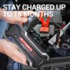 AUTOGEN 4500A 32000mAh Black Battery Jump Starter, 12V Lithium Jump Box
