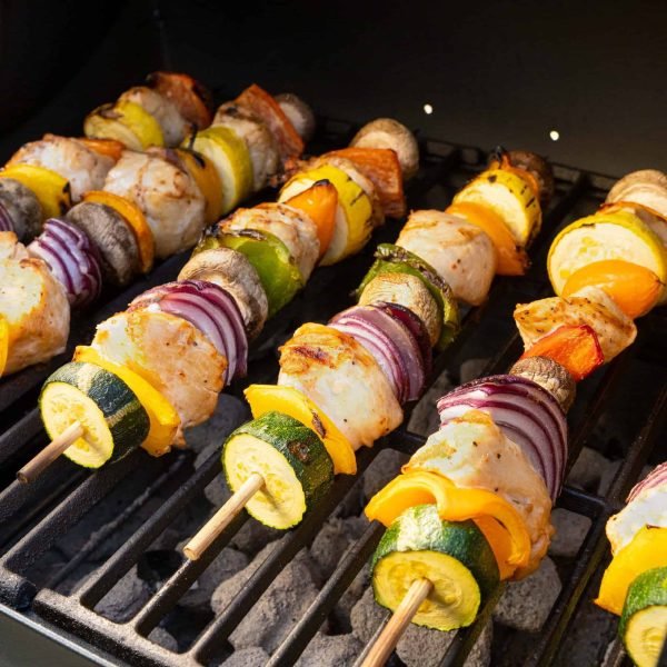 Griller Portable Charcoal Grill and Side Fire Box 17-in W Black Barrel Charcoal Grill