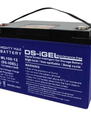 MIGHTY MAX BATTERY MAX3847878 12V 100AH GEL Battery Replacement for Kaddy E-Caddy Golf Cart