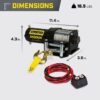 Champion 2000-lb. ATV/UTV Winch Kit 12003