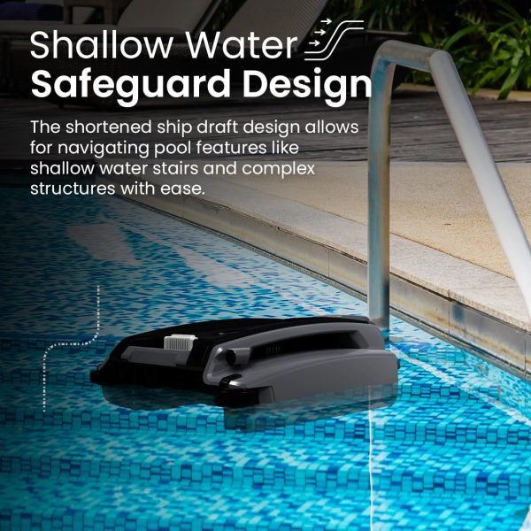 Betta SE Plus Solar Powered Robotic Pool Skimmer with Dual Charging Options